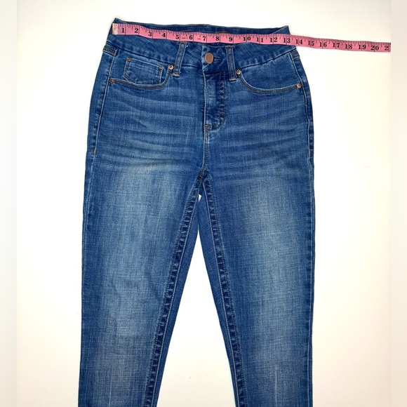 Seven7 Women’s Curvy Skinny Blue Jeans Size- 4 - Picture 4 of 9